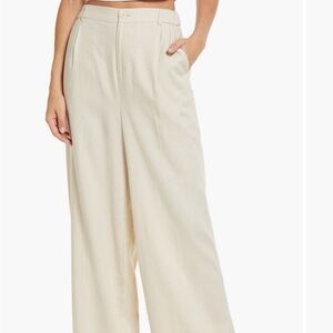 Open Edit: Women’s Linen Wide leg Pant Size Medium